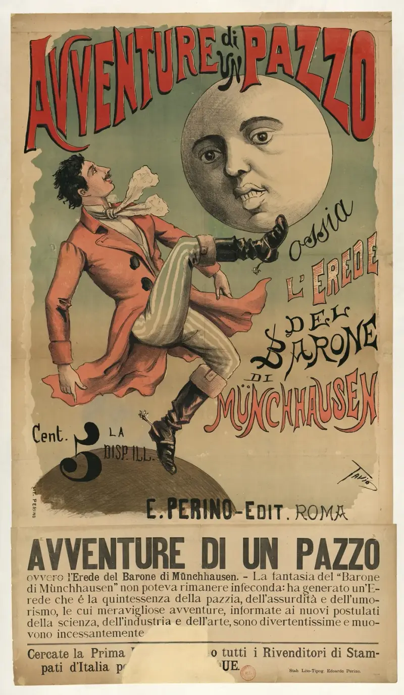 Aventure di un pazzo, ossia l’Erede del Barone di Münchhausen av Ottavio Rodella Tavio