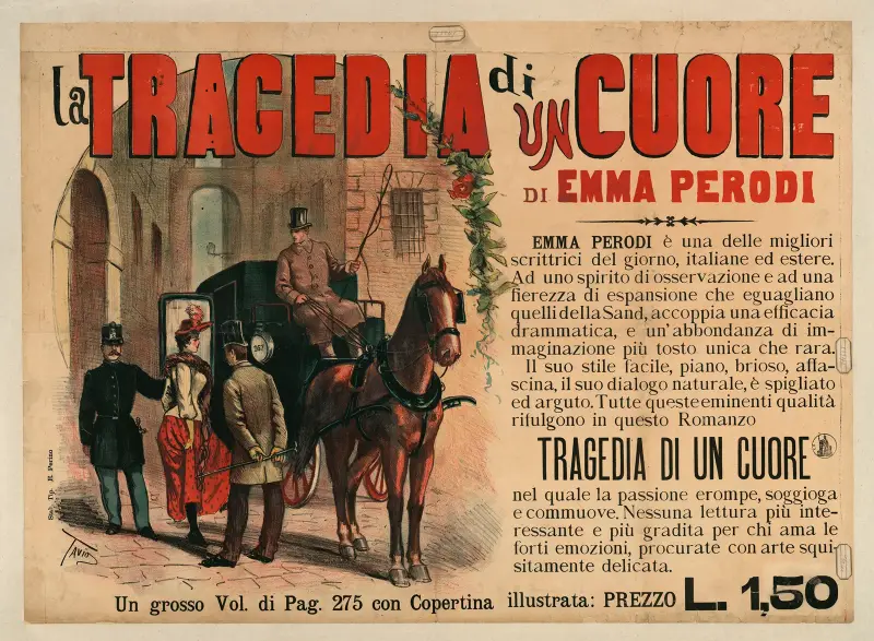 Ett hjärtas tragedi av Emma Perodi av Ottavio Rodella Tavio