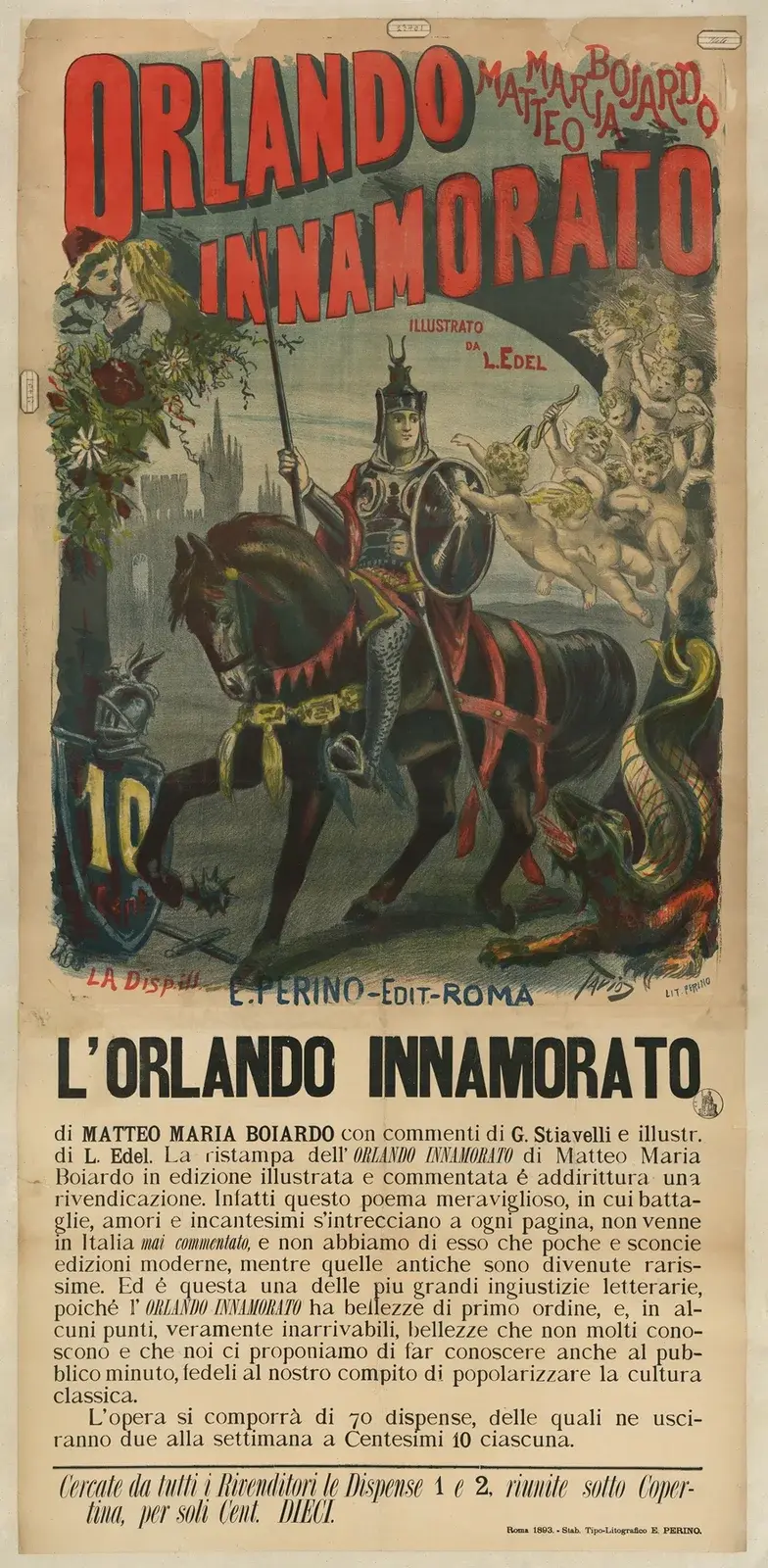 Orlando innamorato di Matteo Maria Boiardo av Ottavio Rodella Tavio