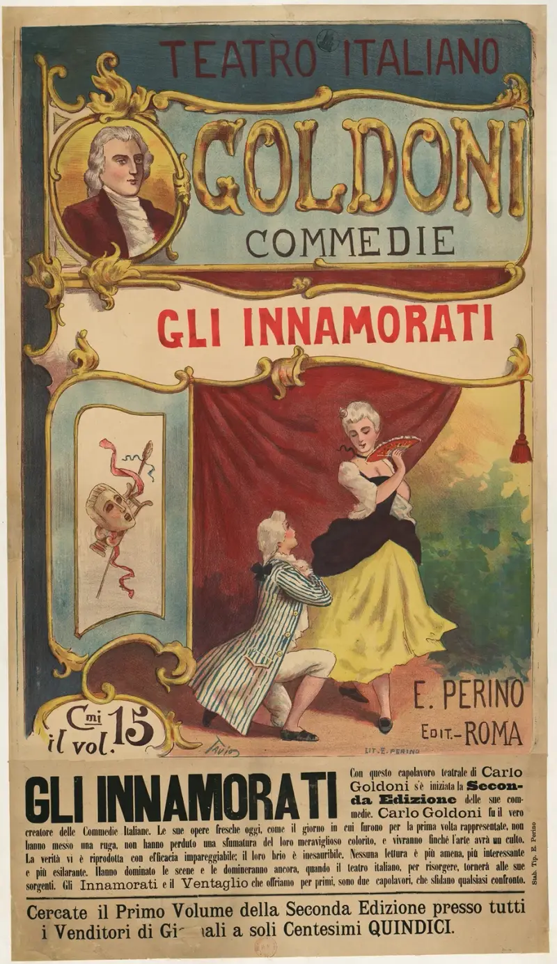 Teatro italiano. Goldoni commedie Gli innamorati Les Amoureux av Ottavio Rodella Tavio