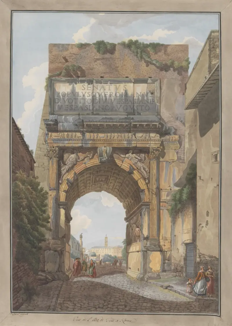 Titusbågen av Abraham-Louis-Rodolphe Ducros