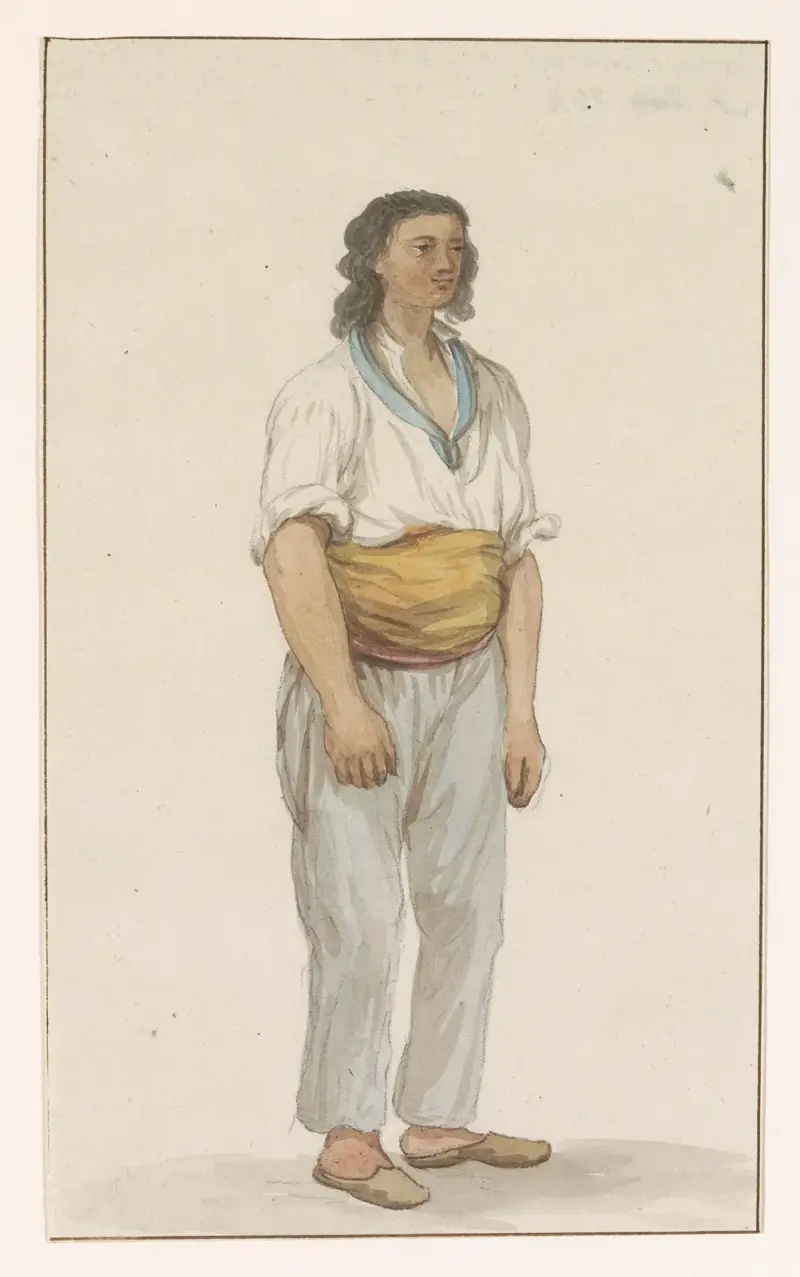 Jongen in herberg op Malta av Abraham-Louis-Rodolphe Ducros