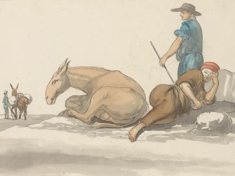Ubiory z wyspy Gozo, Abraham-Louis-Rodolphe Ducros