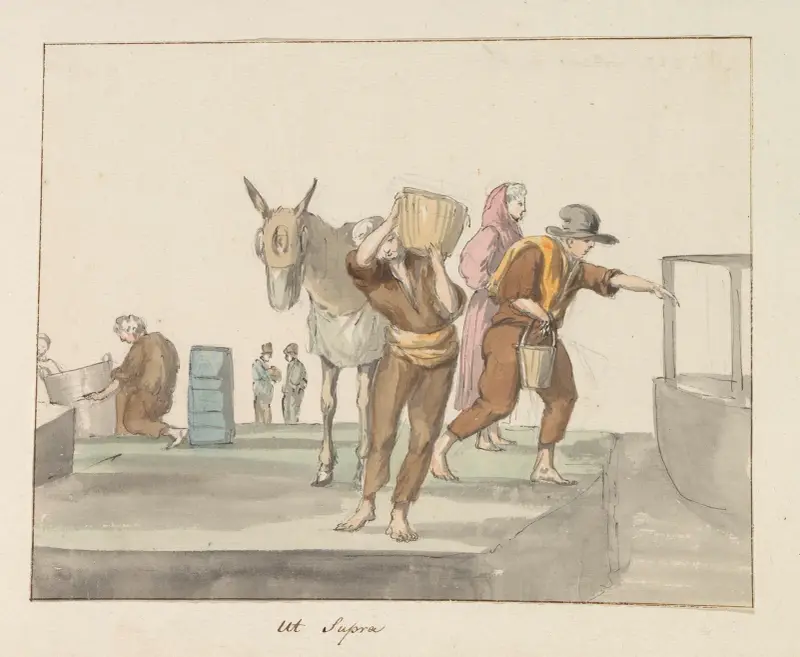 Dräkter från ön Gozo av Abraham-Louis-Rodolphe Ducros