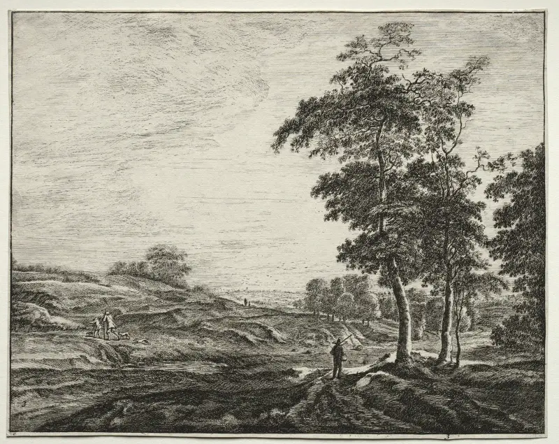 Bauer von hinten gesehen von Roelant Roghman