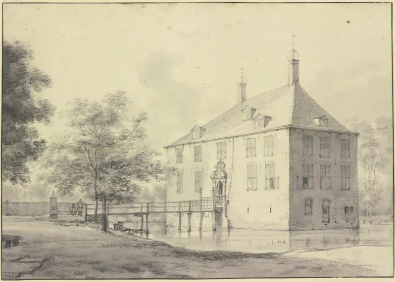 Schloss Poelenburg bei Heemskerk. av Roelant Roghman