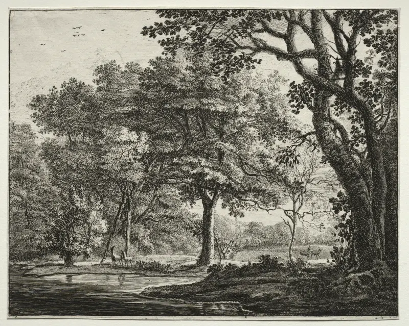 Dwa jelenie, Roelant Roghman