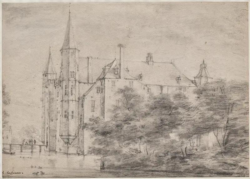 Zuylen Castle Near Utrecht av Roelant Roghman