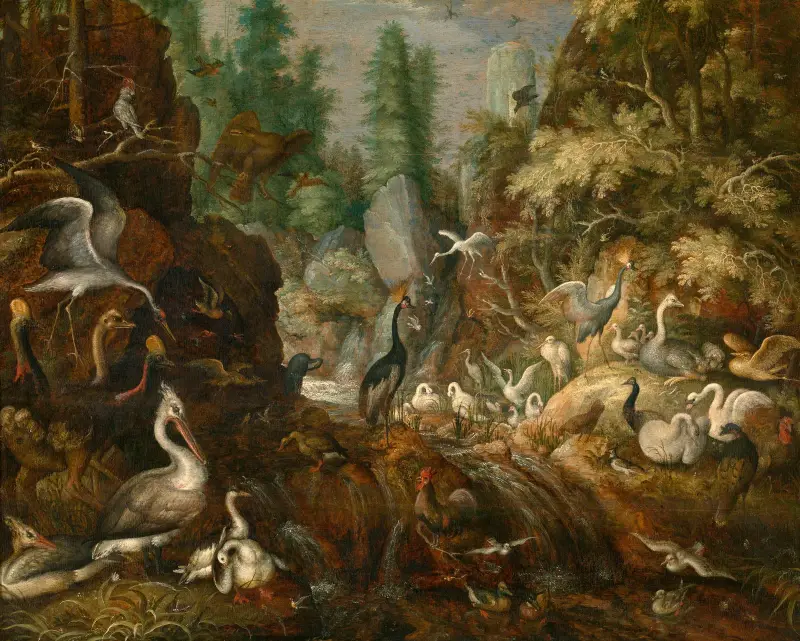 Das Paradies der Vögel von Roelant Savery