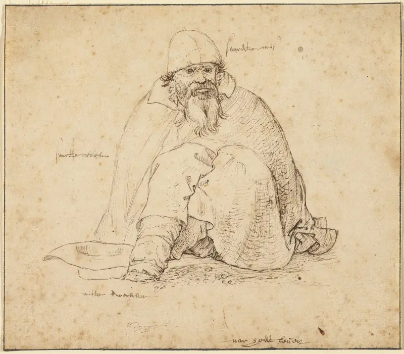 Sedící muž, Roelant Savery
