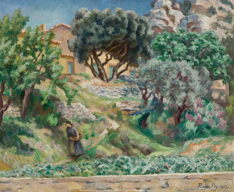Provençal Landscape, St Rémy av Roger Fry