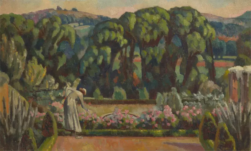 The Artist’s Garden at Durbins, Guildford av Roger Fry