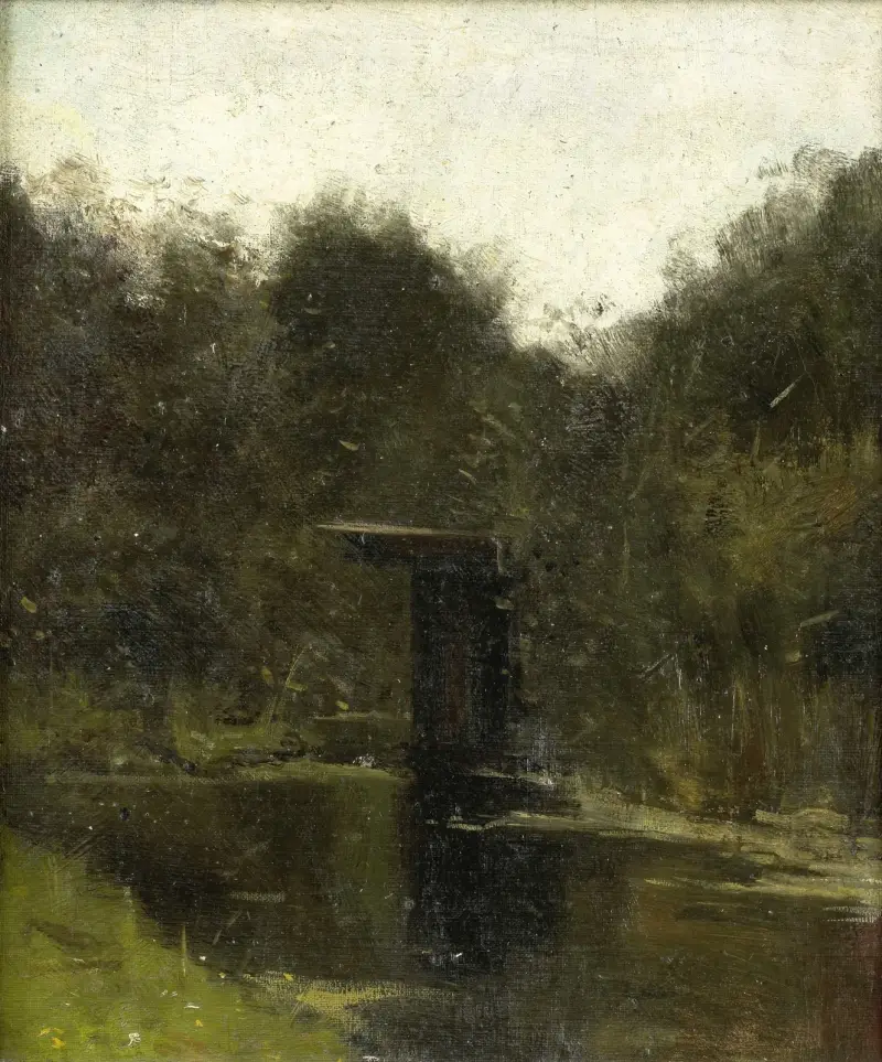 Hörnet av en damm nära Breukelen av Richard Nicolaüs Roland Holst