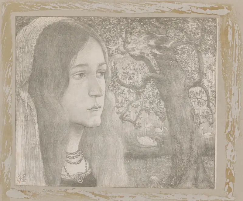 Helga som ser framåt av Richard Nicolaüs Roland Holst