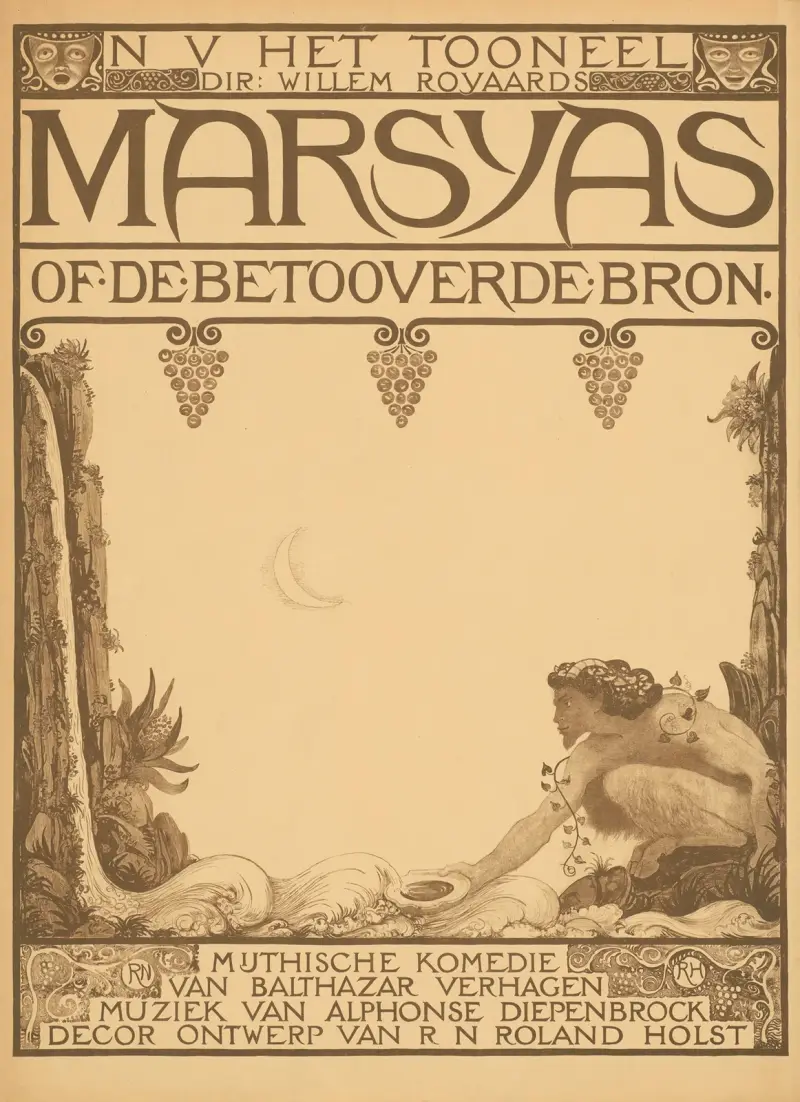 Marsyas oder der verzauberte Brunnen. Mythische Komödie von Richard Nicolaüs Roland Holst