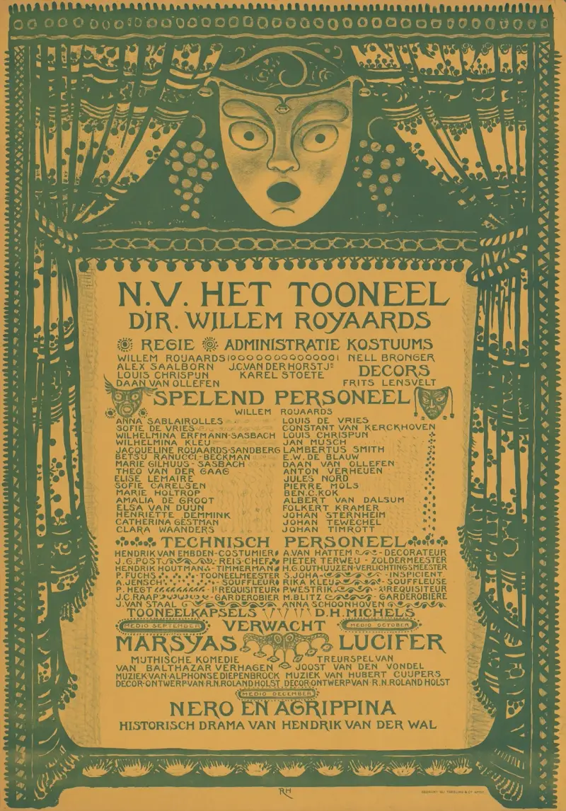 N.V. Het Tonneel av Richard Nicolaüs Roland Holst
