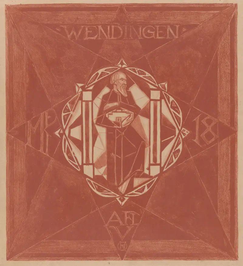 Okładka Wendingen, Richard Nicolaüs Roland Holst