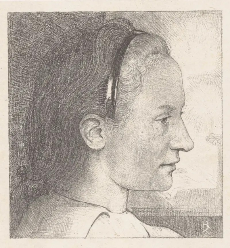 Porträtt av Heleen Burgers av Richard Nicolaüs Roland Holst