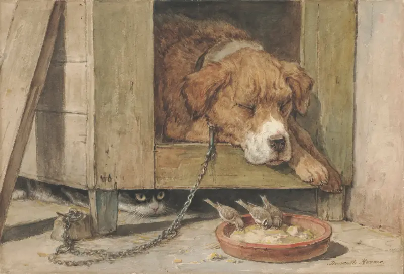 Dangerous Ground av Henriëtte Ronner-Knip