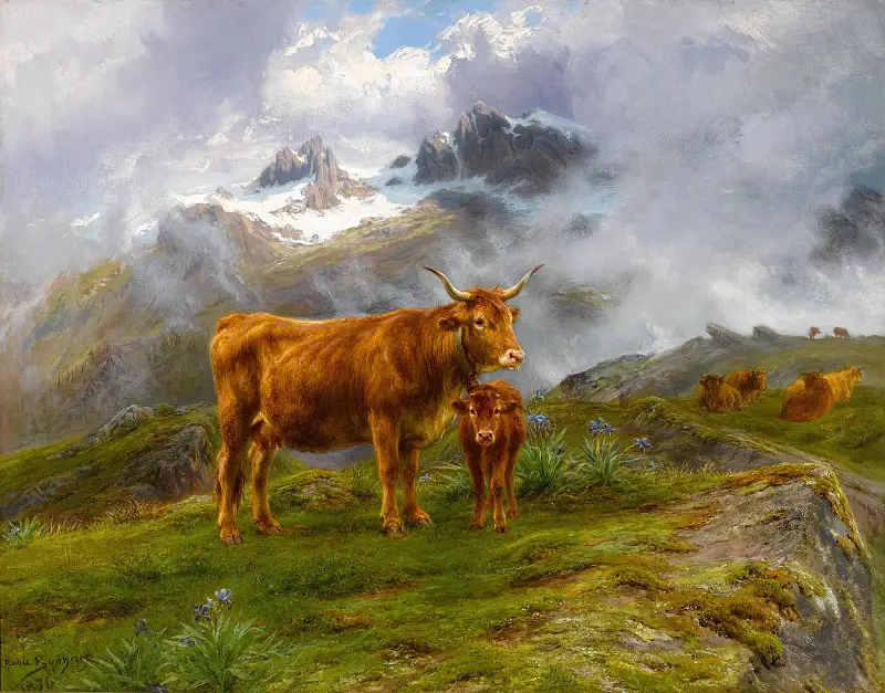 Highland Cattle von Rosa Bonheur