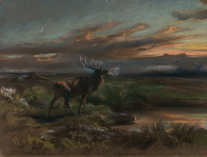 Hjortens lockrop av Rosa Bonheur