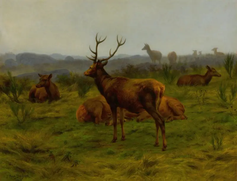Der Monarch der Herde von Rosa Bonheur