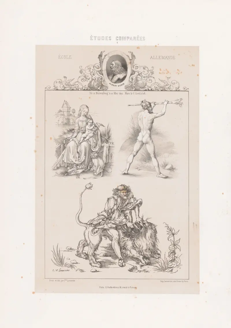 Albrecht Dürer – École Allemande av Joseph Rose Lemercier