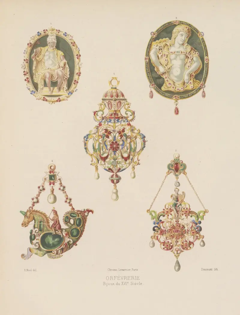Bijoux du XVIe siècle. Enseignes et pendants av Joseph Rose Lemercier