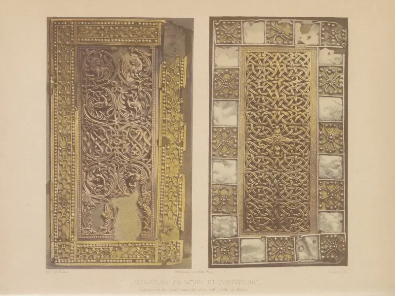 Einband eines Sakramentars aus der Kathedrale von Monza von Joseph Rose Lemercier