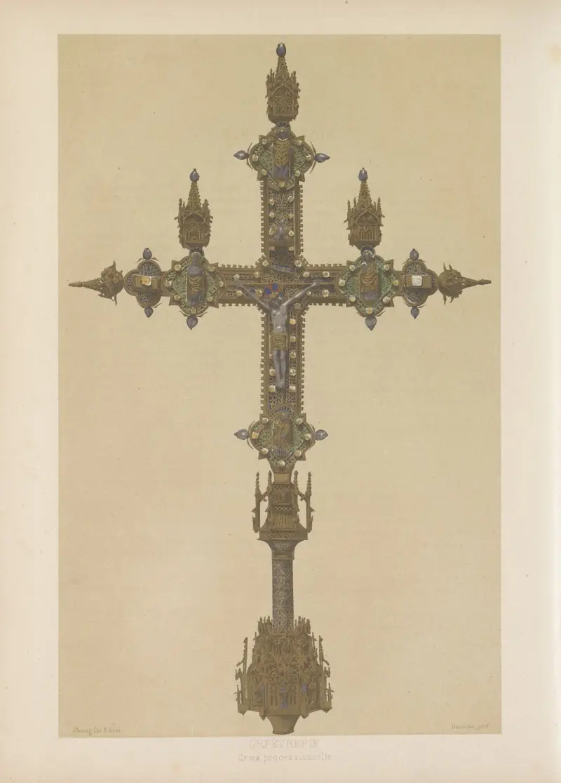 Processionskors av Joseph Rose Lemercier