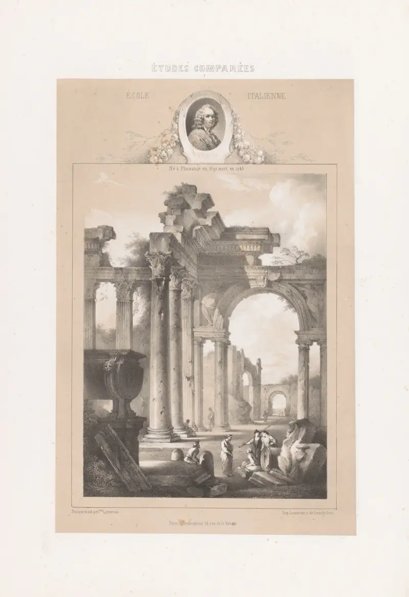 Giovanni Paolo Pannini – École Italienne av Joseph Rose Lemercier