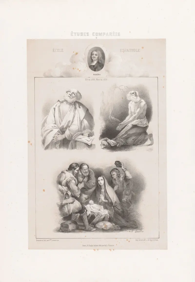 José de Ribera – École Espagnole av Joseph Rose Lemercier
