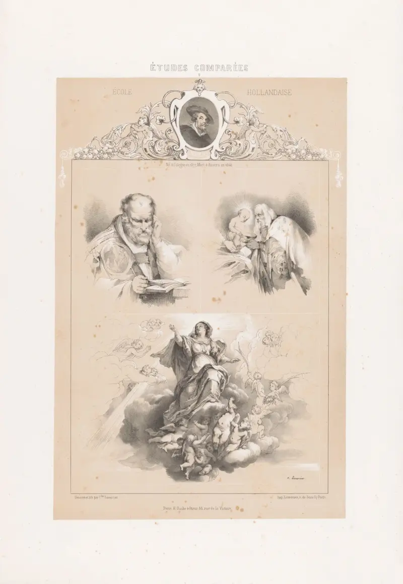Peter Paul Rubens – École Hollandaise av Joseph Rose Lemercier