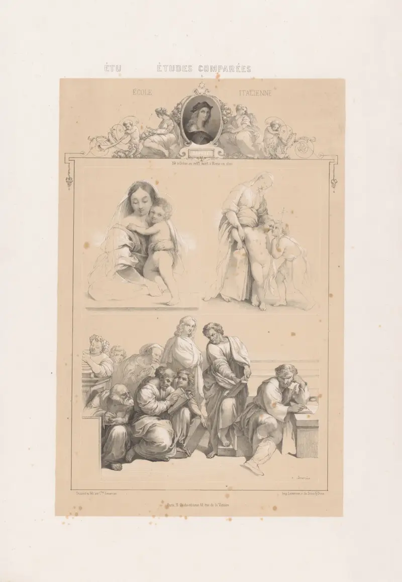 Rafaël – Italiensk skola av Joseph Rose Lemercier