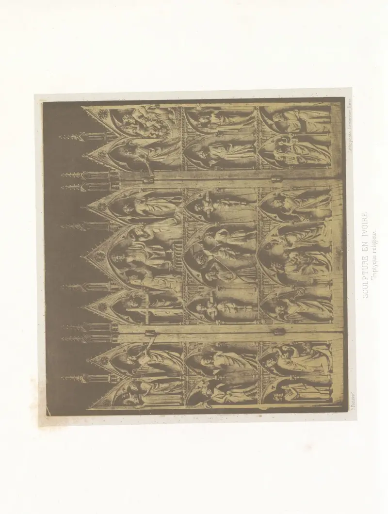 Religiös triptyk av Joseph Rose Lemercier