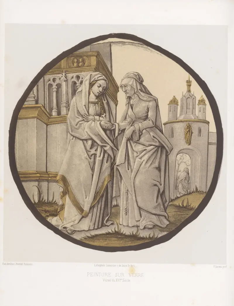 Glasmålning av Joseph Rose Lemercier