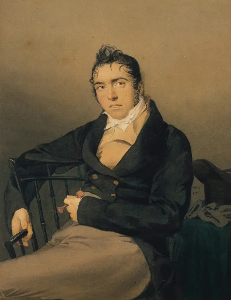 Allan Melville av John Rubens Smith
