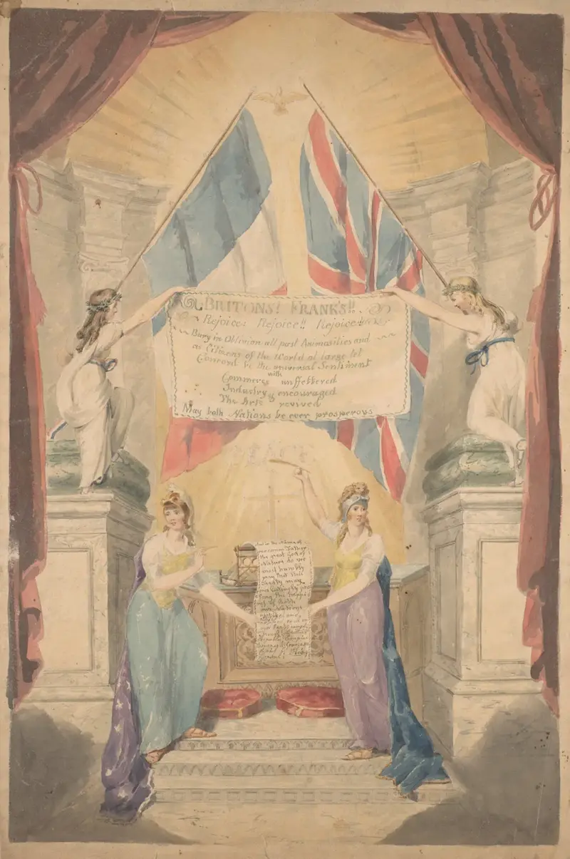 Britons! Franks!! Rejoice! Rejoice!! Rejoice! av John Rubens Smith