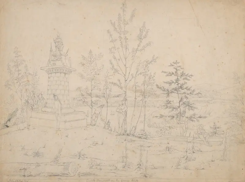 Cadet Monument on the German Flats av John Rubens Smith