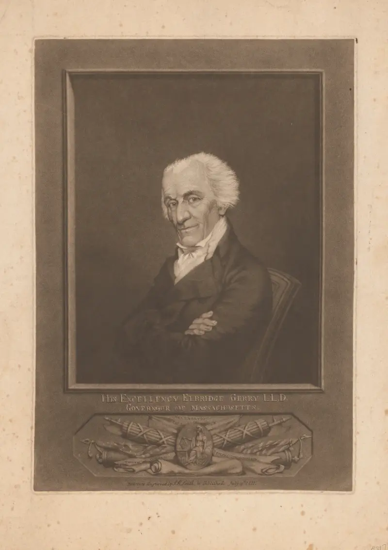 His excellency Elbridge Gerry L.L.D., Governour of Massachusetts av John Rubens Smith