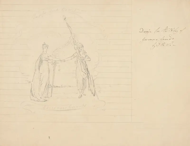 Oberoende bataljonen Governors Guards av John Rubens Smith