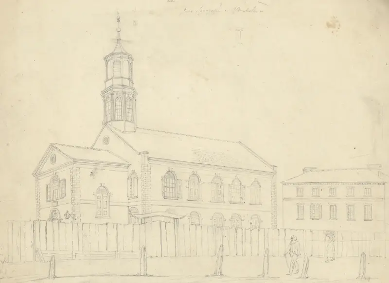 Jews synagogue in Charleston av John Rubens Smith