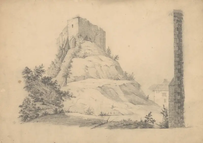 Bergsfästning av John Rubens Smith