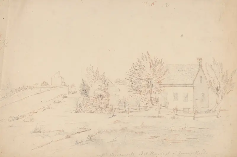 Mr. Vanderwoorts at Williamsburgh on Jamaica Road av John Rubens Smith