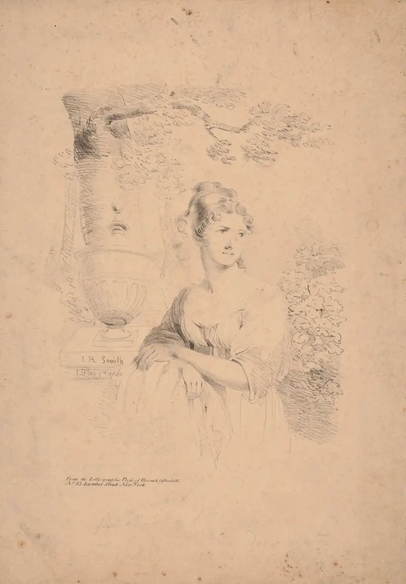 Mrs. J.R. Smith, Elizabeth Pepperell Sanger Smith av John Rubens Smith