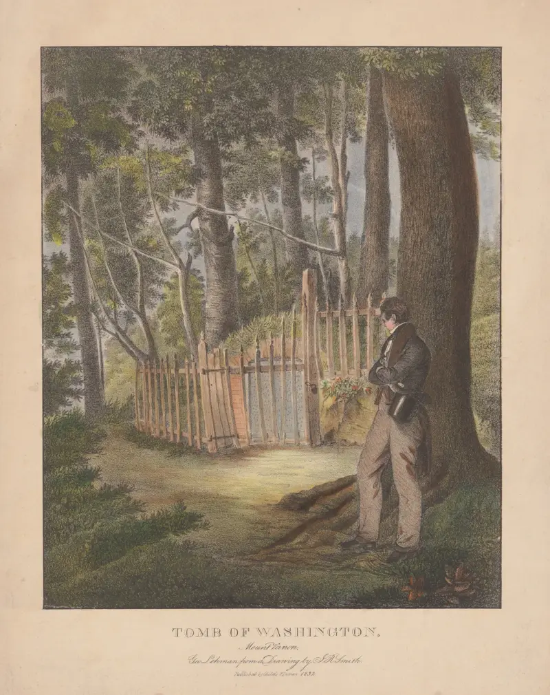 Washingtons grav, Mount Vernon av John Rubens Smith