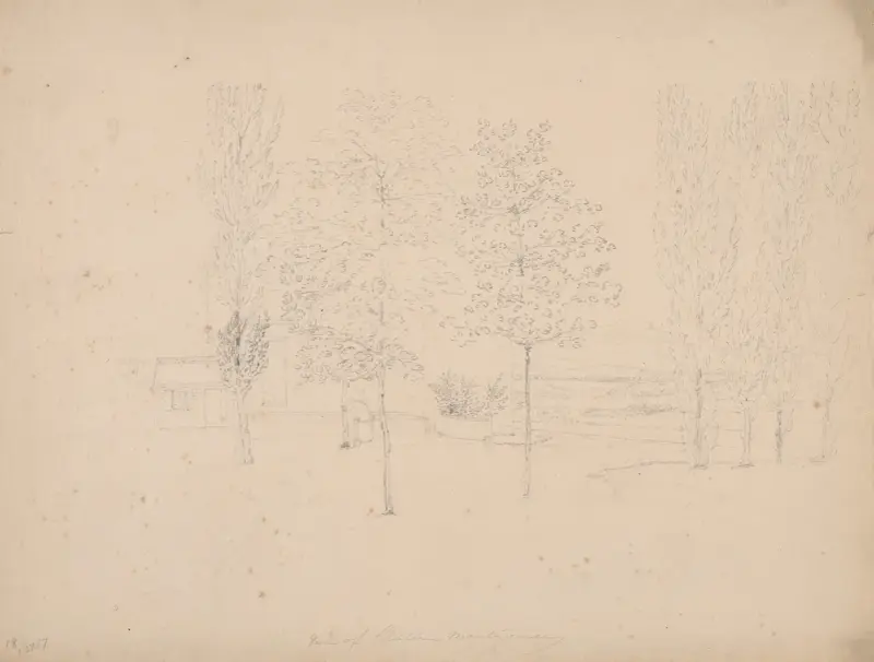 Vy över Chateau Montgomery av John Rubens Smith