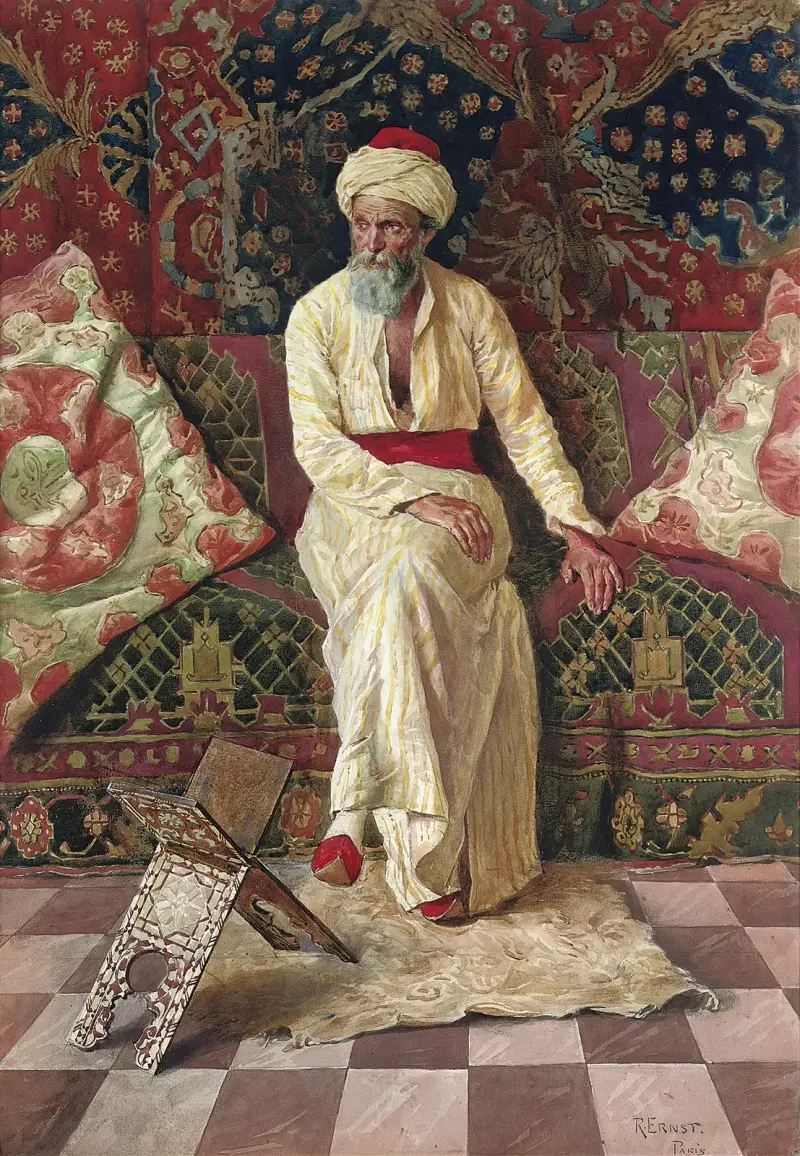 Zamyšlený stařec, Rudolf Ernst