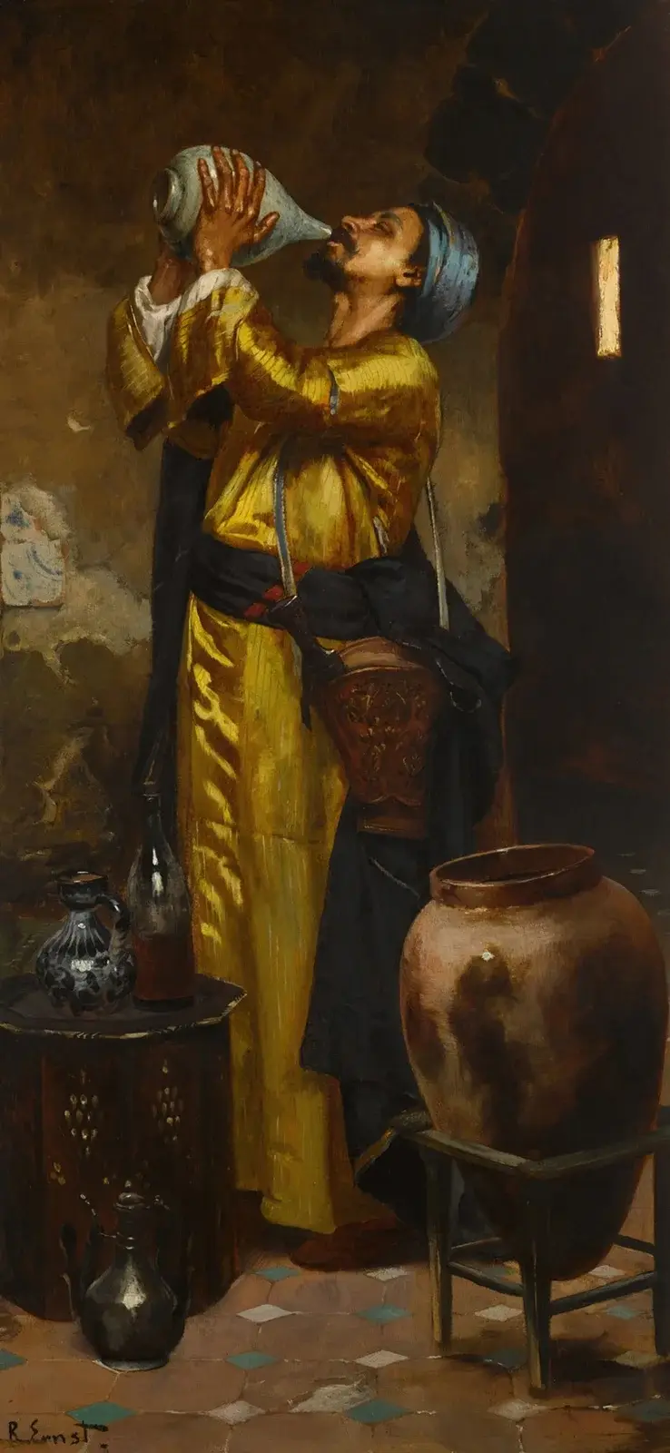 Ein erfrischender Trunk von Rudolf Ernst