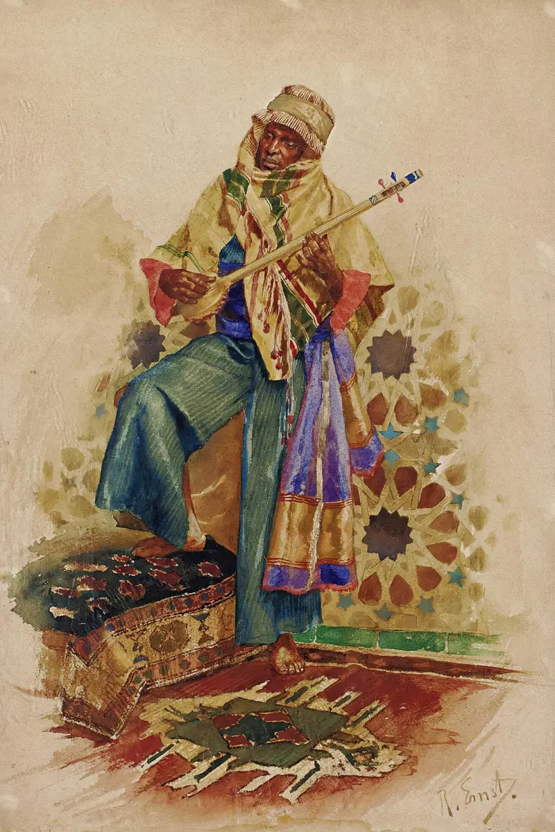 Ein arabischer Musiker von Rudolf Ernst